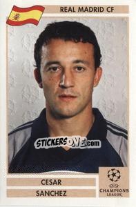 Figurina Cesar Sanchez - Champions League 2000-2001. Finale n. 154 - Panini