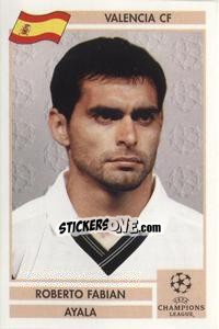 Sticker Roberto Fabian Ayala - Champions League 2000-2001. Finale n. 158 - Panini