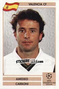 Sticker Amedeo Carboni - Champions League 2000-2001. Finale n. 162 - Panini