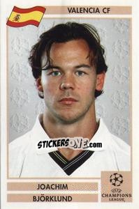 Sticker Joachim Bjorklund - Champions League 2000-2001. Finale n. 163 - Panini
