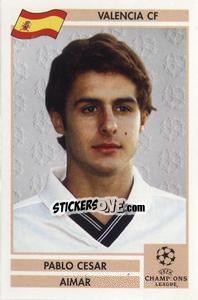 Sticker Pablo Cesar Aimar - Champions League 2000-2001. Finale n. 166 - Panini
