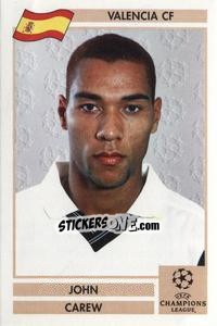 Sticker John Carew - Champions League 2000-2001. Finale n. 173 - Panini