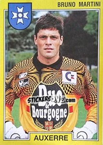 Figurina Bruno Martini - FOOT 1991-1992 - Panini