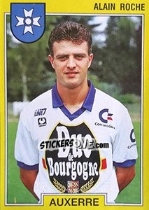 Figurina Alain Roche - FOOT 1991-1992 - Panini