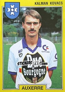 Sticker Kalman Kovacs - FOOT 1991-1992 n. 17 - Panini