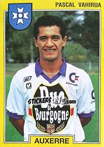 Sticker Pascal Vahirua - FOOT 1991-1992 n. 18 - Panini