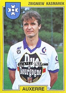 Cromo Zbigniew Kasmarek - FOOT 1991-1992 - Panini