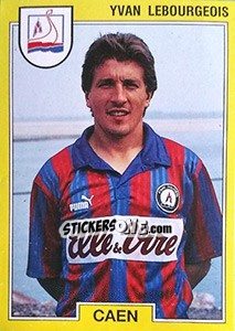 Sticker Yvan Lebourgeois - FOOT 1991-1992 n. 26 - Panini