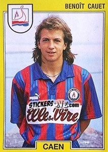 Sticker Benoît Cauet - FOOT 1991-1992 n. 27 - Panini