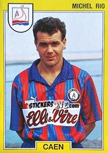 Sticker Patrice Rio - FOOT 1991-1992 n. 28 - Panini