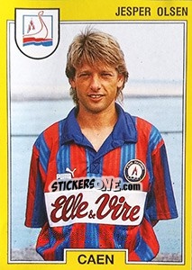 Sticker Jesper Olsen - FOOT 1991-1992 - Panini
