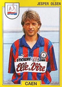 Cromo Jesper Olsen - FOOT 1991-1992 n. 29 - Panini