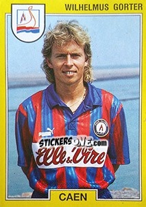 Sticker Wilhelmus Gorter - FOOT 1991-1992 n. 30 - Panini