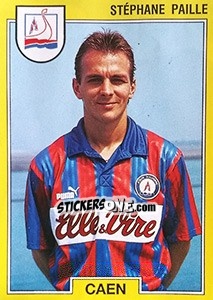 Sticker Stéphane Paille - FOOT 1991-1992 n. 31 - Panini