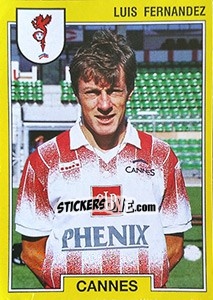 Sticker Luis Fernandez - FOOT 1991-1992 n. 39 - Panini