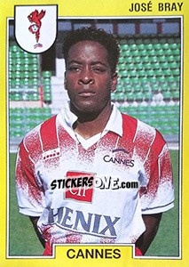 Figurina José Bray - FOOT 1991-1992 - Panini