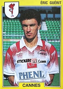 Sticker Eric Guérit - FOOT 1991-1992 - Panini