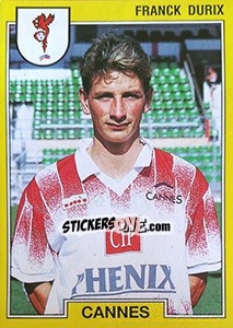 Sticker Franck Durix - FOOT 1991-1992 n. 48 - Panini