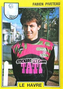 Figurina Fabien Piveteau - FOOT 1991-1992 - Panini