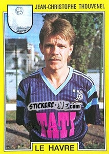 Figurina Jean-Christophe Thouvenel - FOOT 1991-1992 n. 51 - Panini