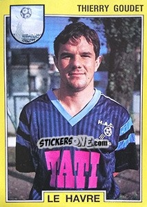 Figurina Thierry Goudet - FOOT 1991-1992 n. 56 - Panini