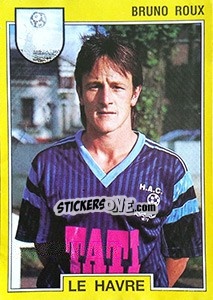 Sticker Bruno Roux - FOOT 1991-1992 n. 60 - Panini