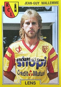 Figurina Jean-Guy Wallemme - FOOT 1991-1992 n. 66 - Panini