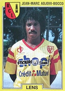 Sticker Jean-Marc Adjovi-Bocco - FOOT 1991-1992 n. 68 - Panini