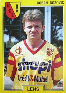 Sticker Boban Bozovic - FOOT 1991-1992 n. 70 - Panini