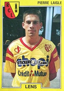 Sticker Pierre Laigle - FOOT 1991-1992 n. 71 - Panini