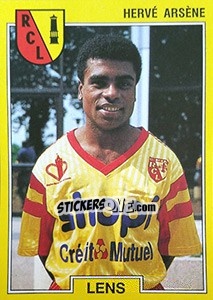 Cromo Hervé Arsène - FOOT 1991-1992 - Panini