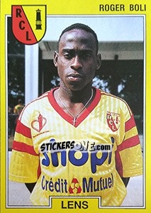 Figurina Roger Boli - FOOT 1991-1992 - Panini