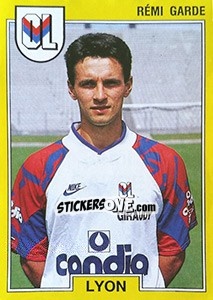 Cromo Rémi Garde - FOOT 1991-1992 - Panini