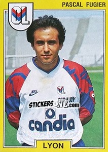 Sticker Pascal Fugier - FOOT 1991-1992 n. 96 - Panini