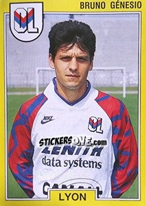 Cromo Bruno Génesio - FOOT 1991-1992 - Panini