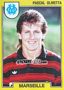Sticker Pascal Olemetta - FOOT 1991-1992 n. 106 - Panini