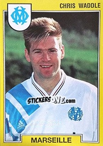 Sticker Chris Waddle - FOOT 1991-1992 n. 114 - Panini