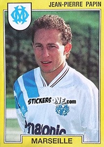 Sticker Jean-Pierre Papin - FOOT 1991-1992 n. 115 - Panini