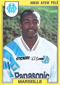 Cromo Abedi Ayew Pelé - FOOT 1991-1992 - Panini