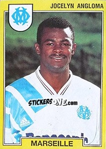 Sticker Jocelyn Angloma - FOOT 1991-1992 - Panini