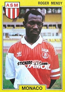 Sticker Roger Mendy - FOOT 1991-1992 n. 137 - Panini