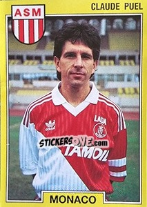 Figurina Claude Puel - FOOT 1991-1992 - Panini