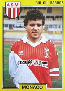 Sticker Rui Gil Barros - FOOT 1991-1992 n. 141 - Panini