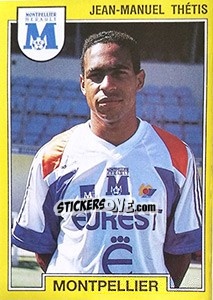 Sticker Jean-Manuel Thétis - FOOT 1991-1992 - Panini