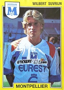 Cromo Wilbert Suvrijn - FOOT 1991-1992 - Panini