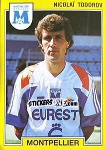 Cromo Nicolaï Todorov - FOOT 1991-1992 - Panini