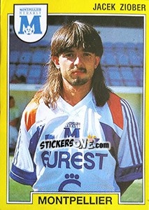 Sticker Jacek Ziober - FOOT 1991-1992 n. 158 - Panini