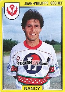Sticker Jean-Philippe Séchet - FOOT 1991-1992 n. 165 - Panini