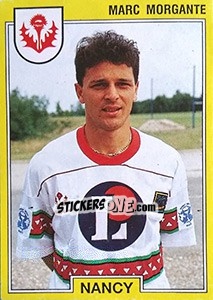 Figurina Marc Morgante - FOOT 1991-1992 - Panini