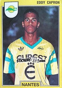 Sticker Eddy Capron - FOOT 1991-1992 n. 177 - Panini